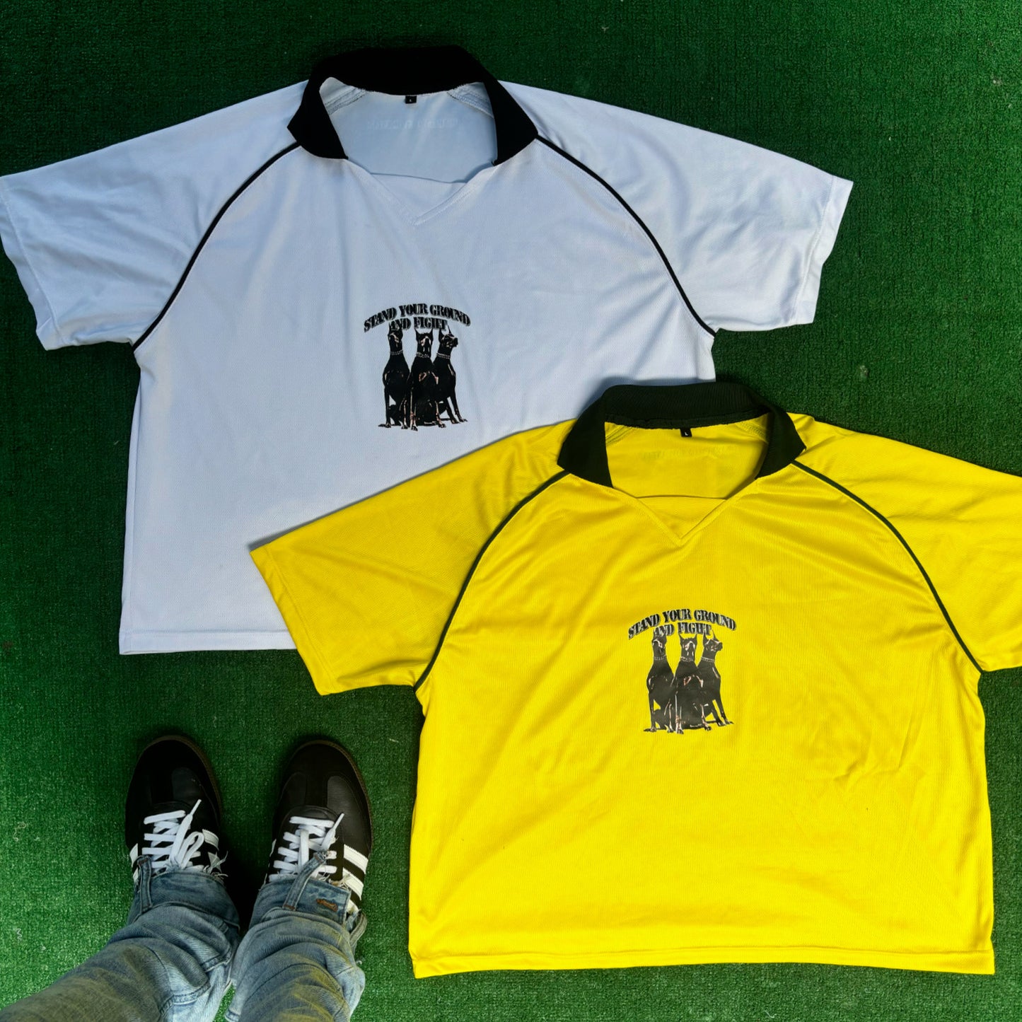 Q.O.Q DEFEND YOUR GOAL soccer jerseys