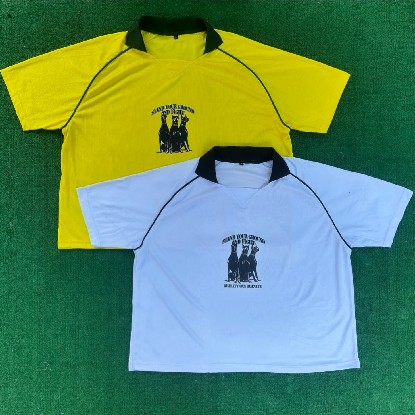 Q.O.Q DEFEND YOUR GOAL soccer jerseys